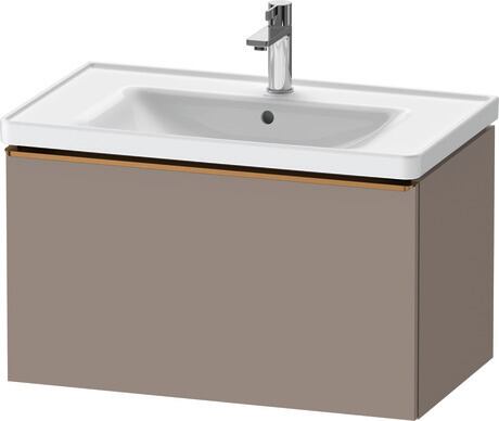 Vanity unit wall-mounted, DE4255004430000 Basalte Matt, Decor, Handle Bronze