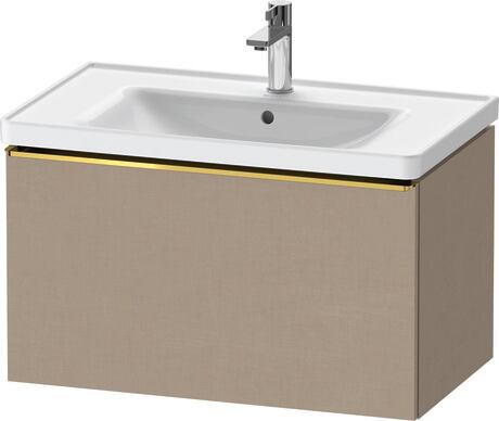 Vanity unit wall-mounted, DE4255034750000 Linen Matt, Decor, Handle Gold