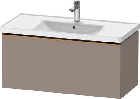 Vanity unit wall-mounted, DE4256004430000 Basalte Matt, Decor, Handle Bronze