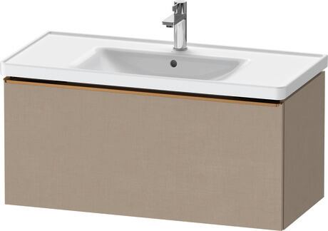 Vanity unit wall-mounted, DE4256004750000 Linen Matt, Decor, Handle Bronze