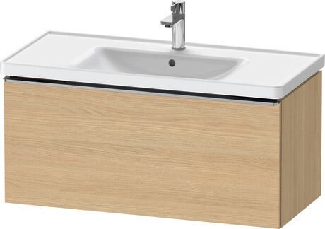 Vanity unit wall-mounted, DE4256070300000 Natural oak Matt, Decor, Handle Stainless steel