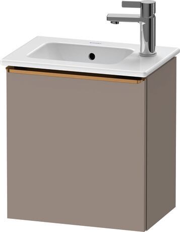 Vanity unit wall-mounted, DE4259L04430000 Basalte Matt, Decor, Handle Bronze