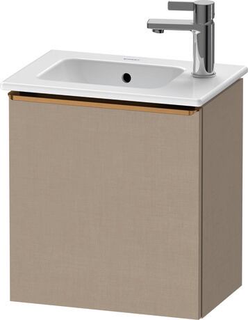 Vanity unit wall-mounted, DE4259L04750000 Linen Matt, Decor, Handle Bronze