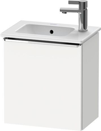 Vanity unit wall-mounted, DE4259L10180000 White Matt, Decor, Handle Chrome