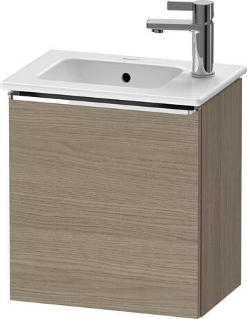 Vanity unit wall-mounted, DE4259L10350000 Oak terra Matt, Decor, Handle Chrome