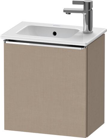 Vanity unit wall-mounted, DE4259L10750000 Linen Matt, Decor, Handle Chrome