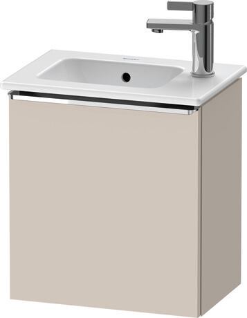 Vanity unit wall-mounted, DE4259L10910000 taupe Matt, Decor, Handle Chrome