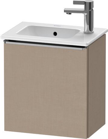 Vanity unit wall-mounted, DE4259L70750000 Linen Matt, Decor, Handle Stainless steel