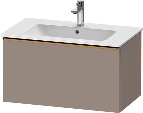 Vanity unit wall-mounted, DE4262004430000 Basalte Matt, Decor, Handle Bronze