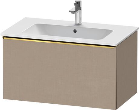 Vanity unit wall-mounted, DE4262034750000 Linen Matt, Decor, Handle Gold