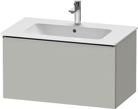 Vanity unit wall-mounted, DE4262070070000 Concrete grey Matt, Decor, Handle Stainless steel