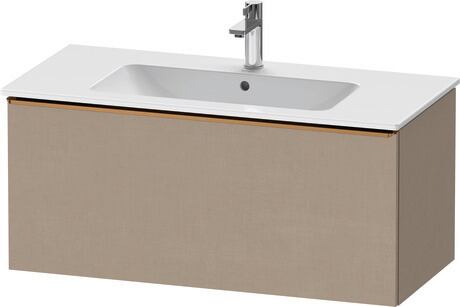 Vanity unit wall-mounted, DE4263004750000 Linen Matt, Decor, Handle Bronze