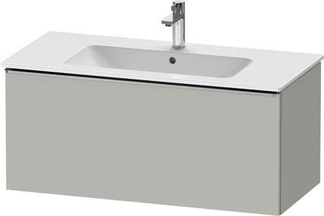 Vanity unit wall-mounted, DE4263070070000 Concrete grey Matt, Decor, Handle Stainless steel