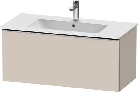 Vanity unit wall-mounted, DE4263070910000 taupe Matt, Decor, Handle Stainless steel