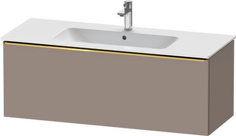 Vanity unit wall-mounted, DE4264034430000 Basalte Matt, Decor, Handle Gold