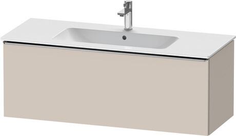 Vanity unit wall-mounted, DE4264070910000 taupe Matt, Decor, Handle Stainless steel