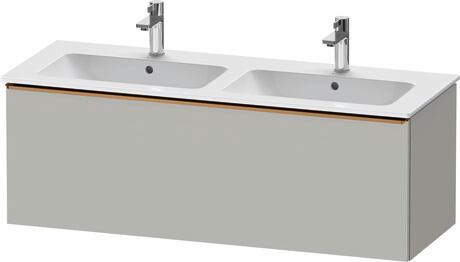 Vanity unit wall-mounted, DE4265004070000 Concrete grey Matt, Decor, Handle Bronze