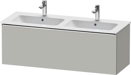 Vanity unit wall-mounted, DE4265010070000 Concrete grey Matt, Decor, Handle Chrome