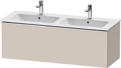 Vanity unit wall-mounted, DE4265010910000 taupe Matt, Decor, Handle Chrome