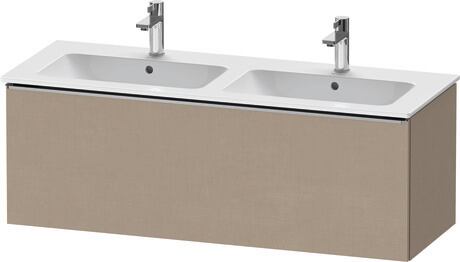 Vanity unit wall-mounted, DE4265070750000 Linen Matt, Decor, Handle Stainless steel