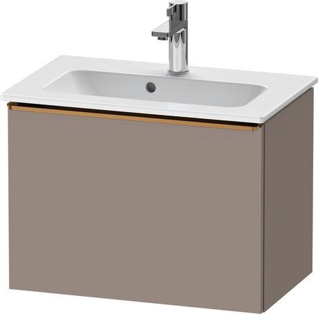 Vanity unit wall-mounted, DE4268004430000 Basalte Matt, Decor, Handle Bronze