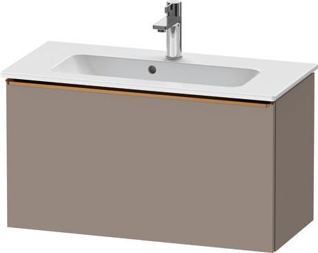 Vanity unit wall-mounted, DE4269004430000 Basalte Matt, Decor, Handle Bronze