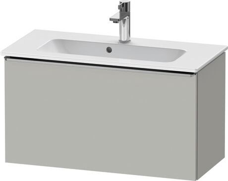 Vanity unit wall-mounted, DE4269070070000 Concrete grey Matt, Decor, Handle Stainless steel