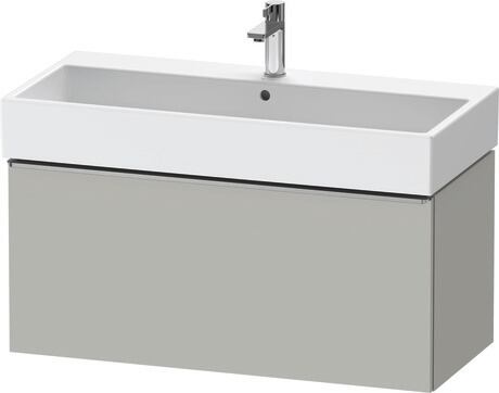 Vanity unit wall-mounted, DE4274070070000 Concrete grey Matt, Decor, Handle Stainless steel