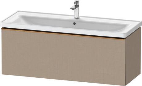 Vanity unit wall-mounted, DE4291004750000 Linen Matt, Decor, Handle Bronze