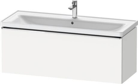 Vanity unit wall-mounted, DE4291010180000 White Matt, Decor, Handle Chrome