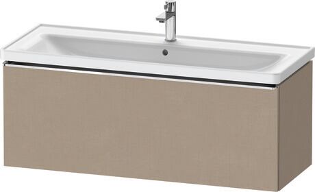 Vanity unit wall-mounted, DE4291010750000 Linen Matt, Decor, Handle Chrome