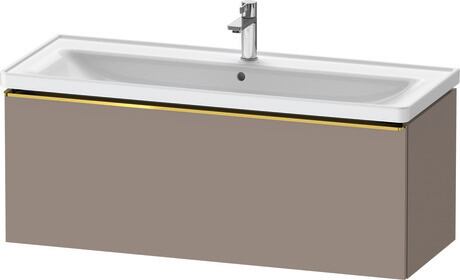 Vanity unit wall-mounted, DE4291034430000 Basalte Matt, Decor, Handle Gold