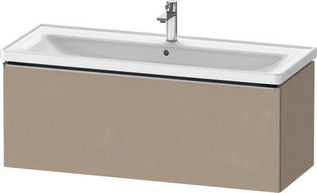 Vanity unit wall-mounted, DE4291070750000 Linen Matt, Decor, Handle Stainless steel