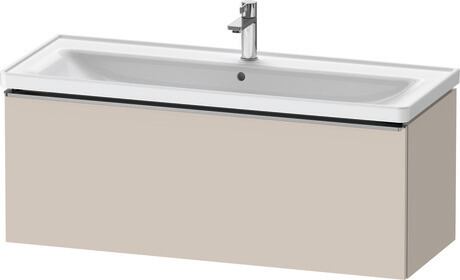 Vanity unit wall-mounted, DE4291070910000 taupe Matt, Decor, Handle Stainless steel