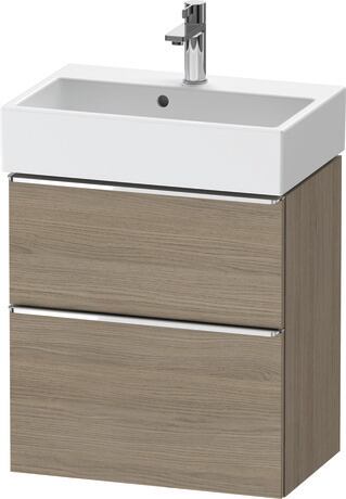 Vanity unit wall-mounted, DE4329010350000 Oak terra Matt, Decor, Handle Chrome