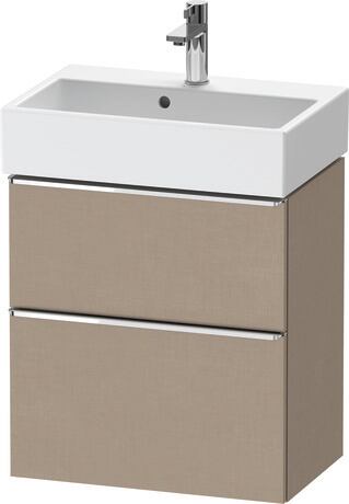 Vanity unit wall-mounted, DE4329010750000 Linen Matt, Decor, Handle Chrome