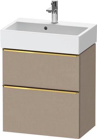 Vanity unit wall-mounted, DE4329034750000 Linen Matt, Decor, Handle Gold