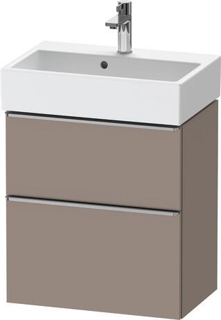 Vanity unit wall-mounted, DE4329070430000 Basalte Matt, Decor, Handle Stainless steel