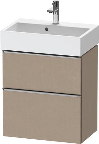 Vanity unit wall-mounted, DE4329070750000 Linen Matt, Decor, Handle Stainless steel