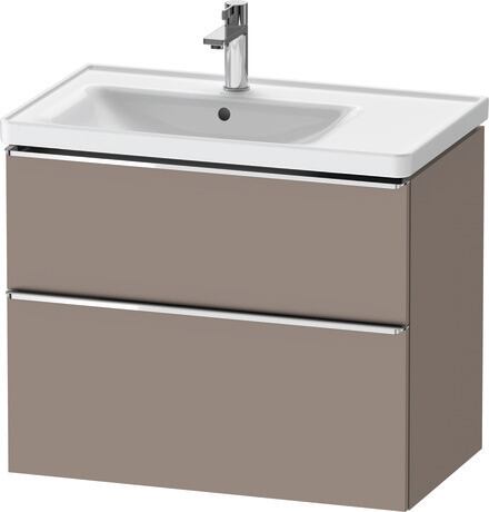 Vanity unit wall-mounted, DE4357010430000 Basalte Matt, Decor, Handle Chrome