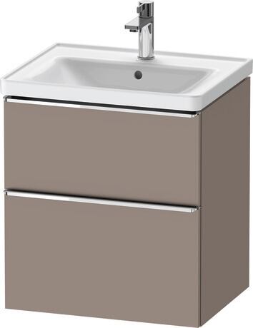 Vanity unit wall-mounted, DE4359010430000 Basalte Matt, Decor, Handle Chrome