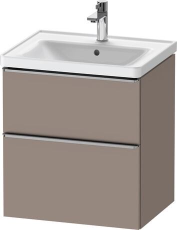 Vanity unit wall-mounted, DE4359070430000 Basalte Matt, Decor, Handle Stainless steel