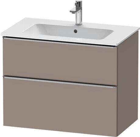 Vanity unit wall-mounted, DE4362070430000 Basalte Matt, Decor, Handle Stainless steel