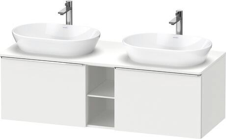 Console vanity unit wall-mounted, DE4950B10180000 White Matt, Decor, Handle Chrome