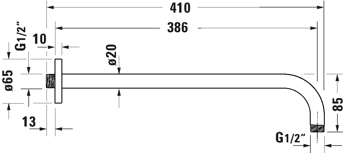 Shower arms, UV0670037