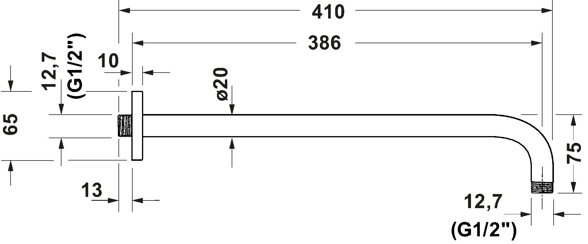 Shower arms, UV0670037