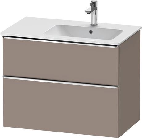 Vanity unit wall-mounted, DE4367010430000 Basalte Matt, Decor, Handle Chrome