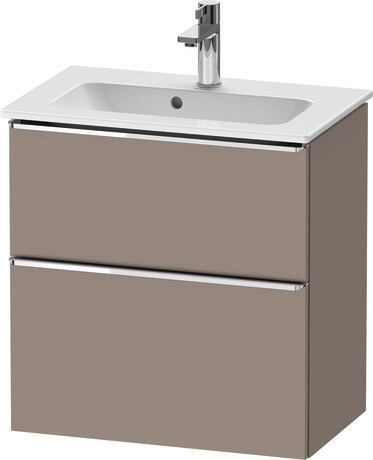 Vanity unit wall-mounted, DE4368010430000 Basalte Matt, Decor, Handle Chrome