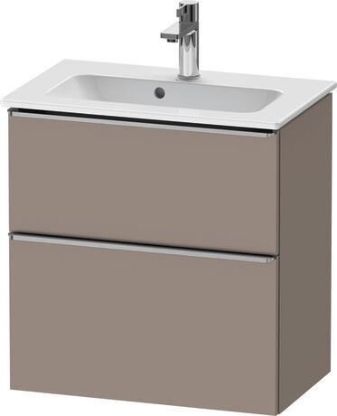 Vanity unit wall-mounted, DE4368070430000 Basalte Matt, Decor, Handle Stainless steel