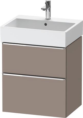 Vanity unit wall-mounted, DE4371010430000 Basalte Matt, Decor, Handle Chrome